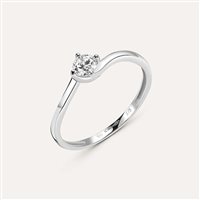 Ring Stroili Oro Woman in White Gold Zircone 1415584